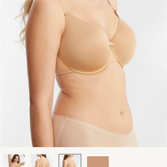 Chantelle Basic Invisible T- Shirt bra 34DDD - Picture 4 of 5